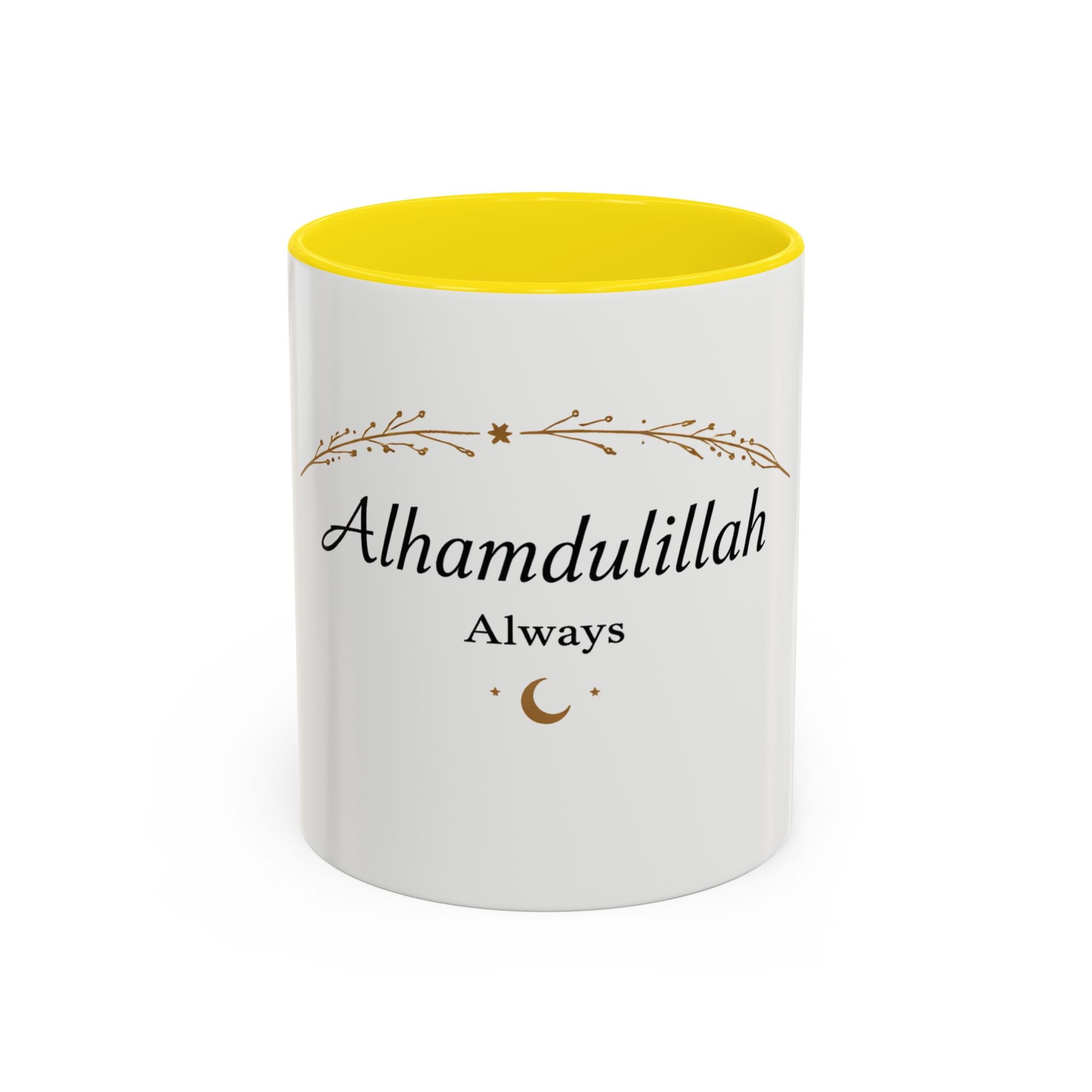Alhamdulillah Always Accent Coffee Mug | Minimalist Islamic Mug
