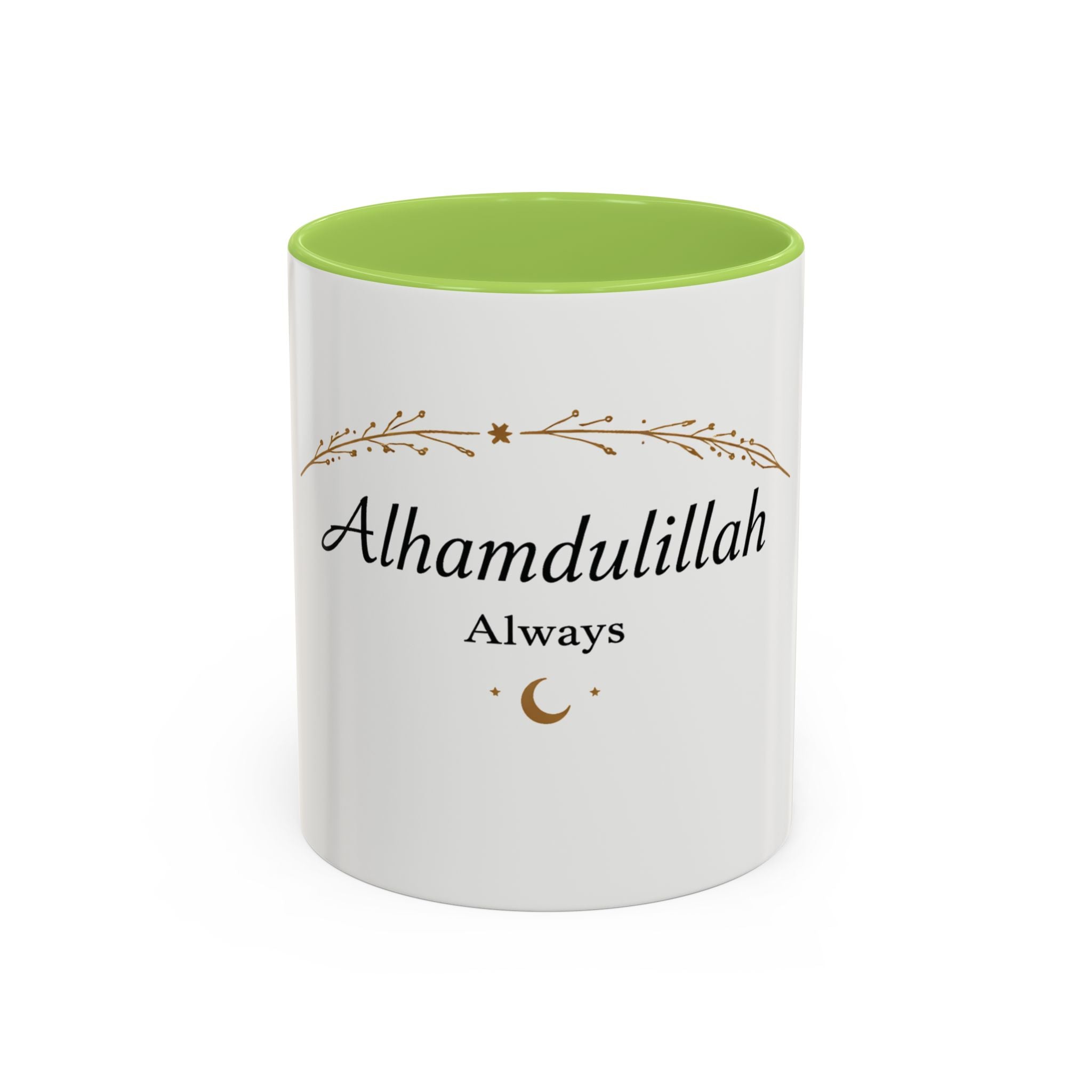 Alhamdulillah Always Accent Coffee Mug | Minimalist Islamic Mug