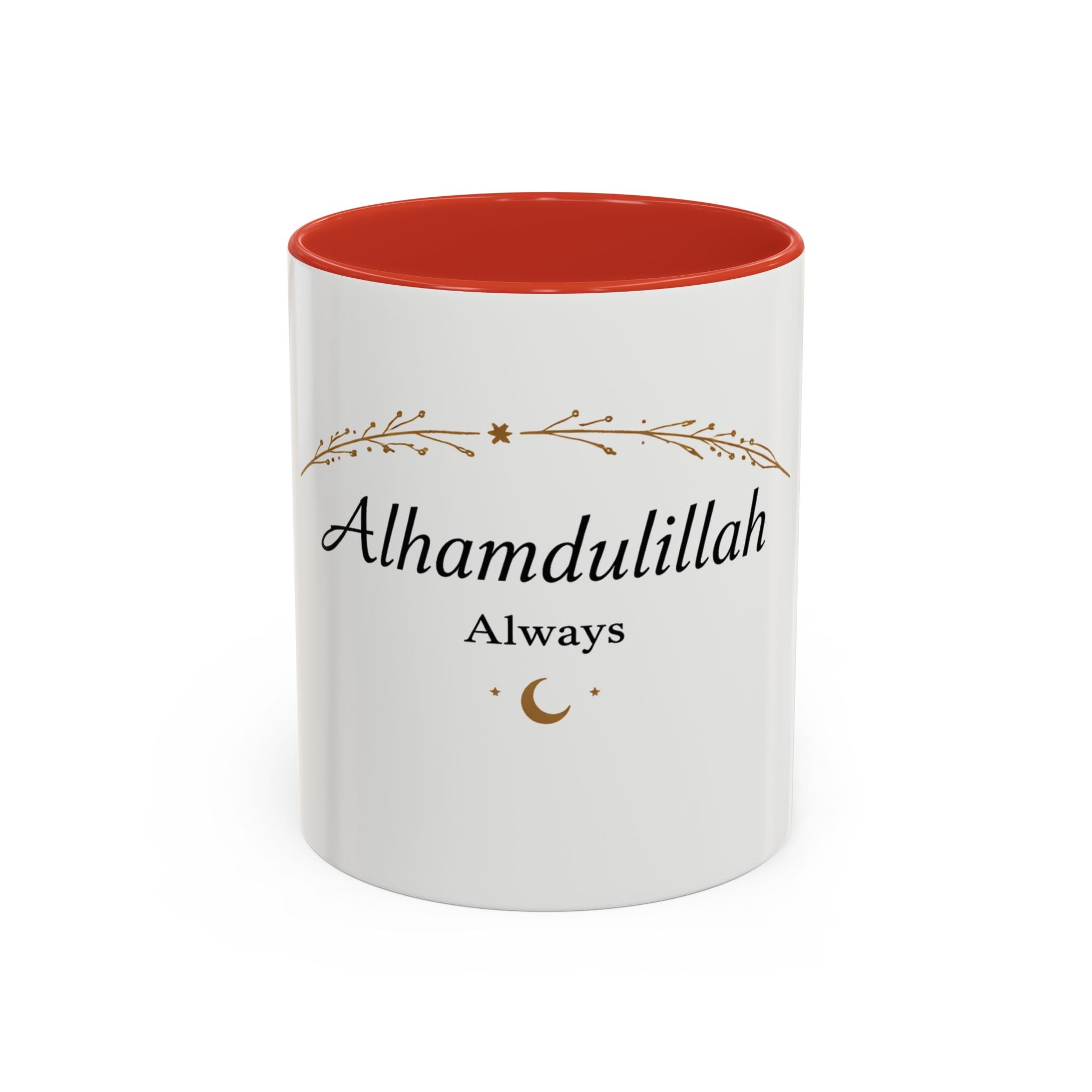 Alhamdulillah Always Accent Coffee Mug | Minimalist Islamic Mug