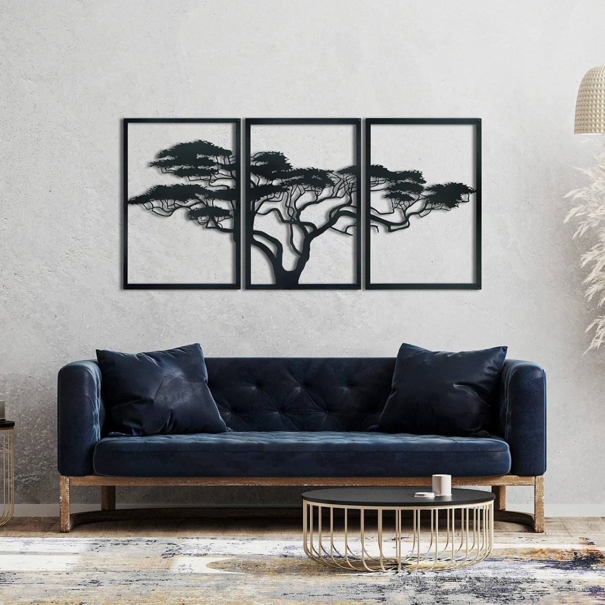Minimalist Metal Wall Art  | Modern Home Decor