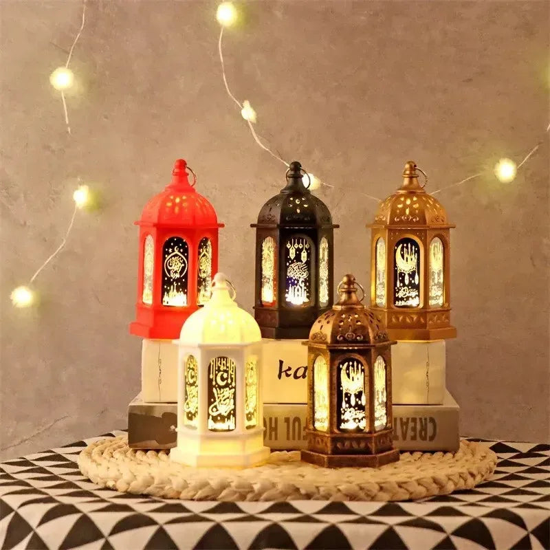 LED Ramadan Lantern | Decorative Eid Mubarak Light for Home & Table Decor