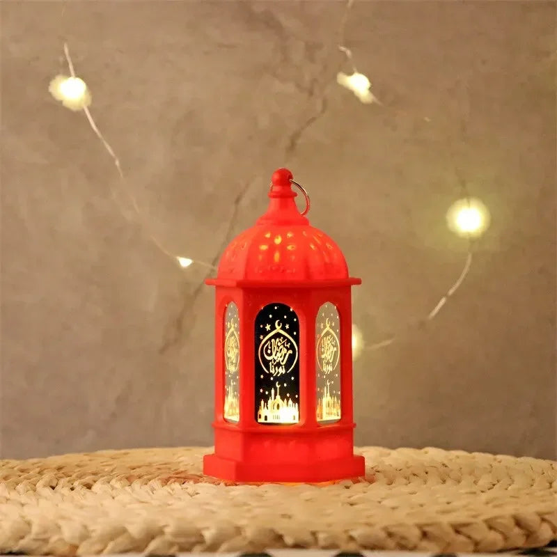 LED Ramadan Lantern | Decorative Eid Mubarak Light for Home & Table Decor