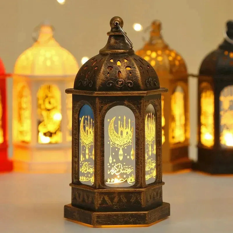 LED Ramadan Lantern | Decorative Eid Mubarak Light for Home & Table Decor