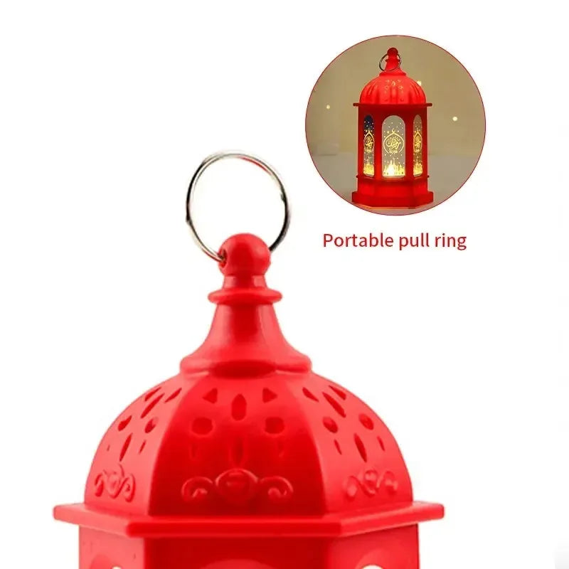 LED Ramadan Lantern | Decorative Eid Mubarak Light for Home & Table Decor