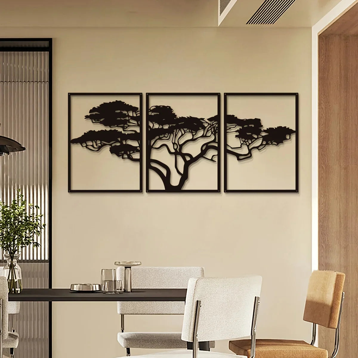 Minimalist Metal Wall Art  | Modern Home Decor