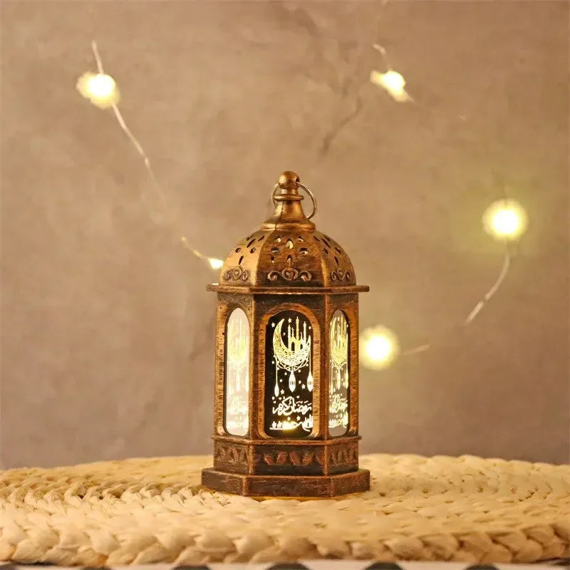 LED Ramadan Lantern | Decorative Eid Mubarak Light for Home & Table Decor