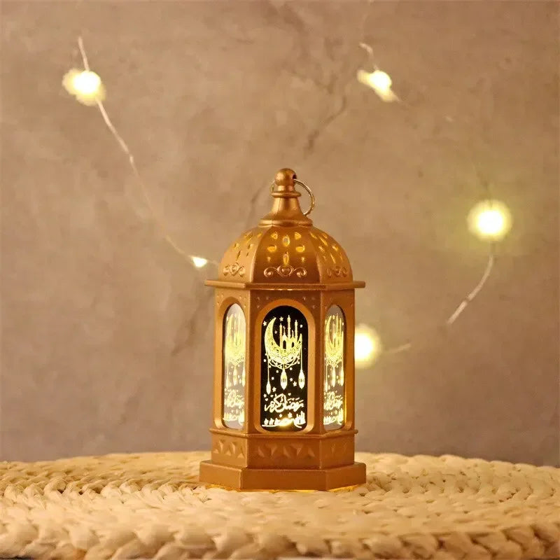 LED Ramadan Lantern | Decorative Eid Mubarak Light for Home & Table Decor