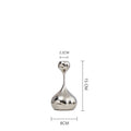 Elegant Silver Candle Holder Set | Modern Minimalist Table Decor