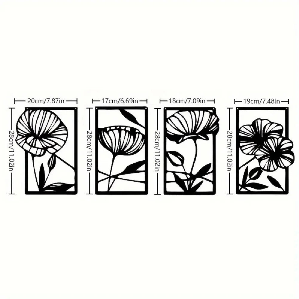 Minimalist Metal Wall Art  | Modern Home Decor