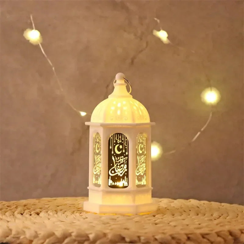 LED Ramadan Lantern | Decorative Eid Mubarak Light for Home & Table Decor