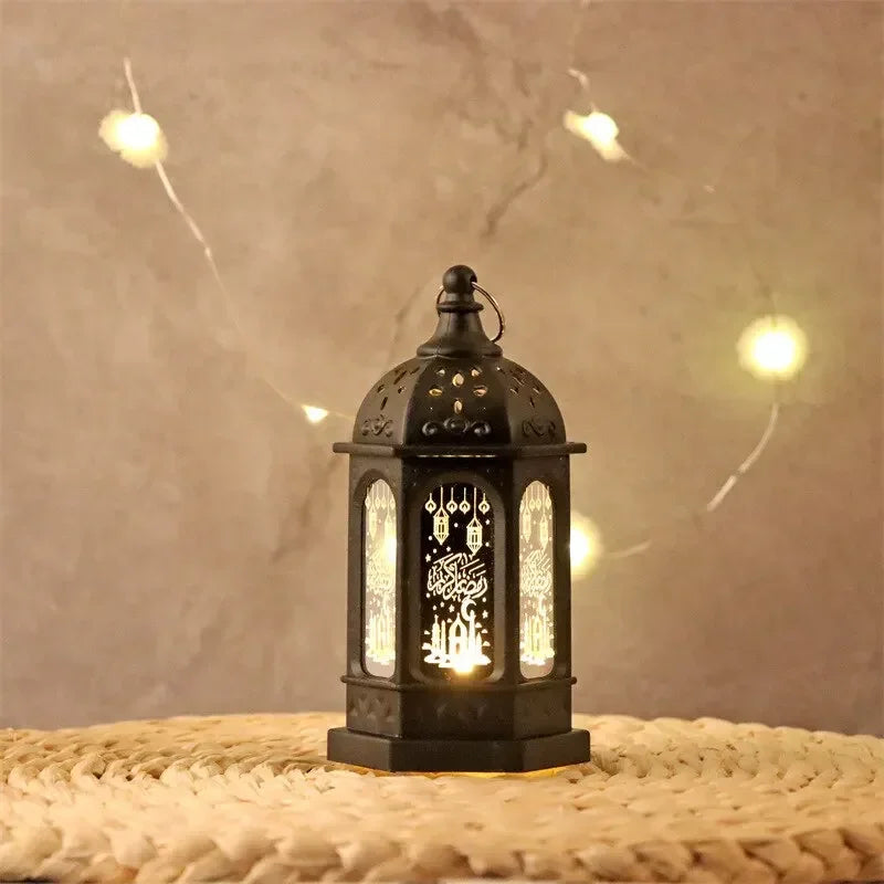 LED Ramadan Lantern | Decorative Eid Mubarak Light for Home & Table Decor