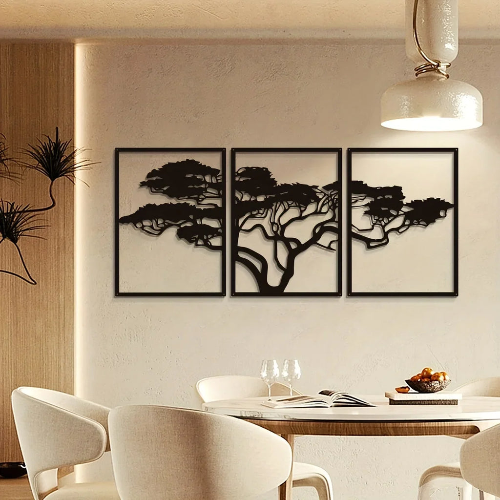 Minimalist Metal Wall Art  | Modern Home Decor